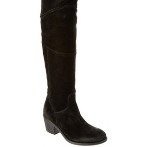 Alberto Fermani Circio Suede Over The Knee Boot